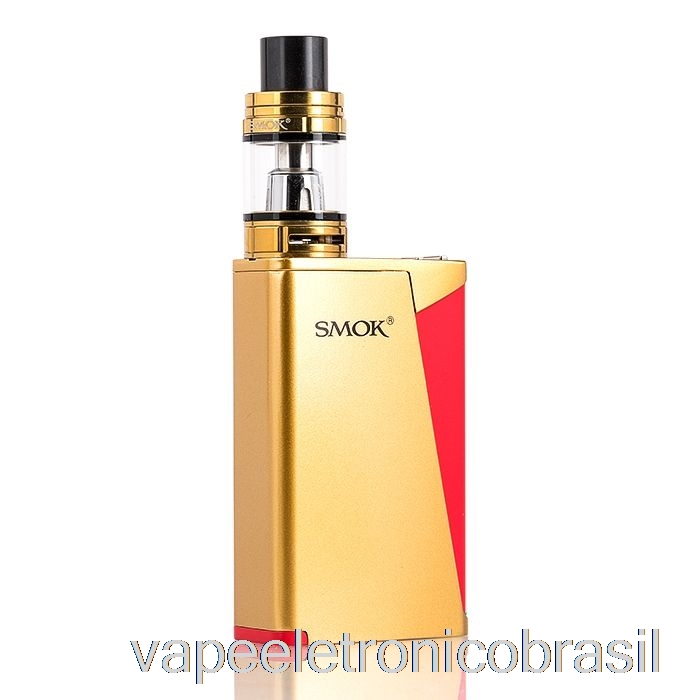 Vape Vaporesso Smok H-priv Pro 220w Tc Starter Kit Ouro / Vermelho